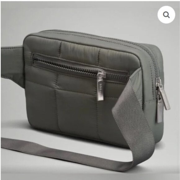 NWT-Lululemon Quilted Grid Belt Bag - 1.5L - Sage Gray - Picture 3 of 13